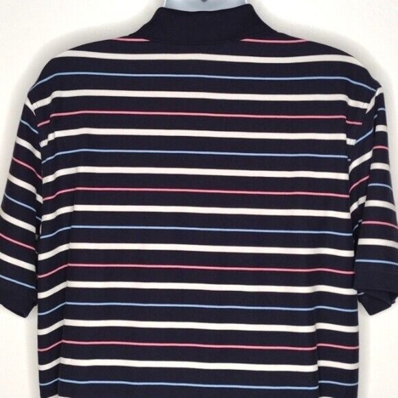 Brooks Brothers Country Club Men Stripe Knit Short Sleeve Golf Polo XL X-Large - Picture 6 of 8